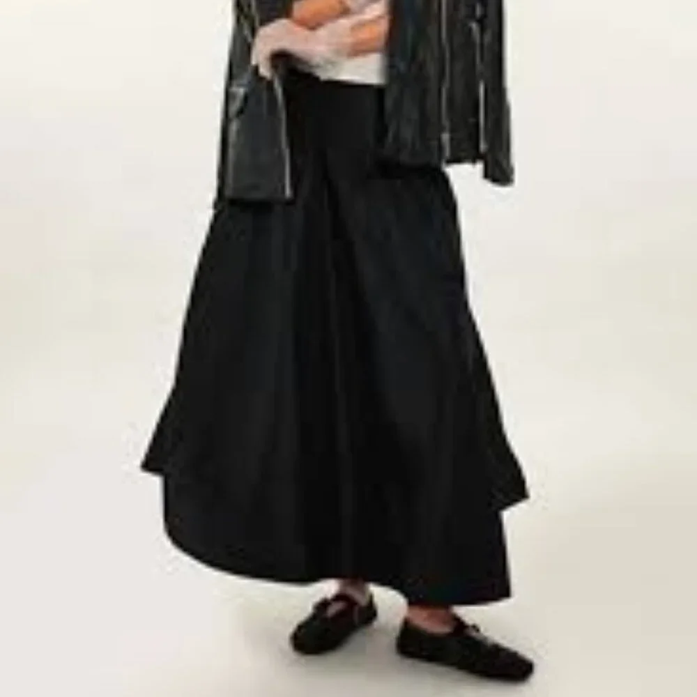 Free People Emery Drop-Waist Midi Skirt NWT * - Picture 2 of 6